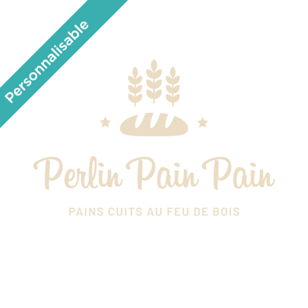 Sticker boulangerie personnalisable