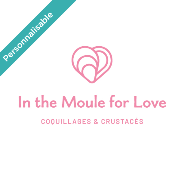 Sticker coquillage personnalisable