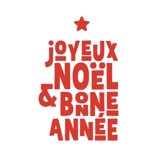 Adhésif Joyeux Noël et bonne année