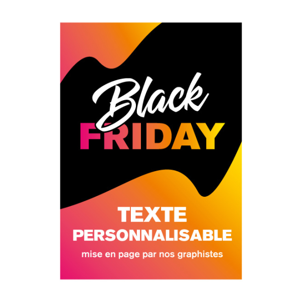 Affiche Black Friday Personnalisable