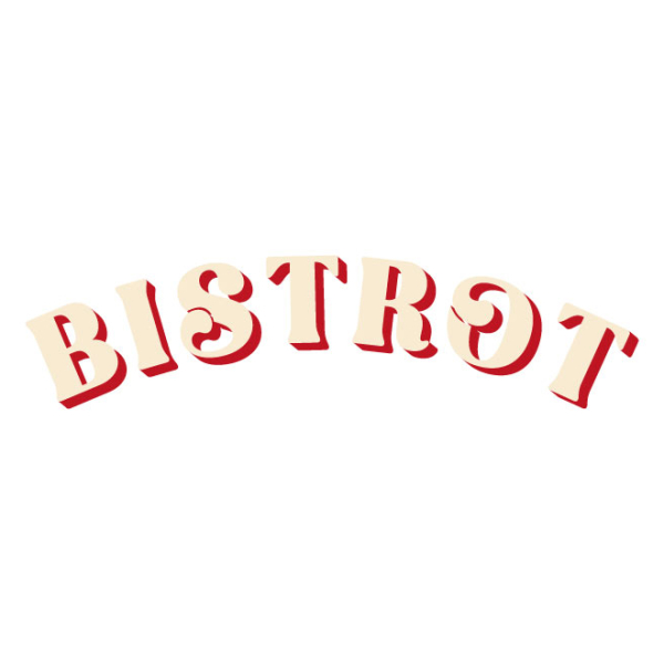 Adhésif vitrine Bistrot retro