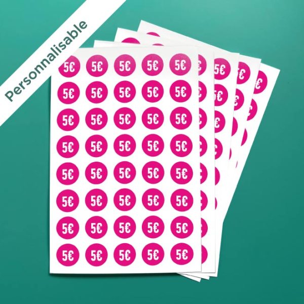 400 gommettes pop prix personnalisable
