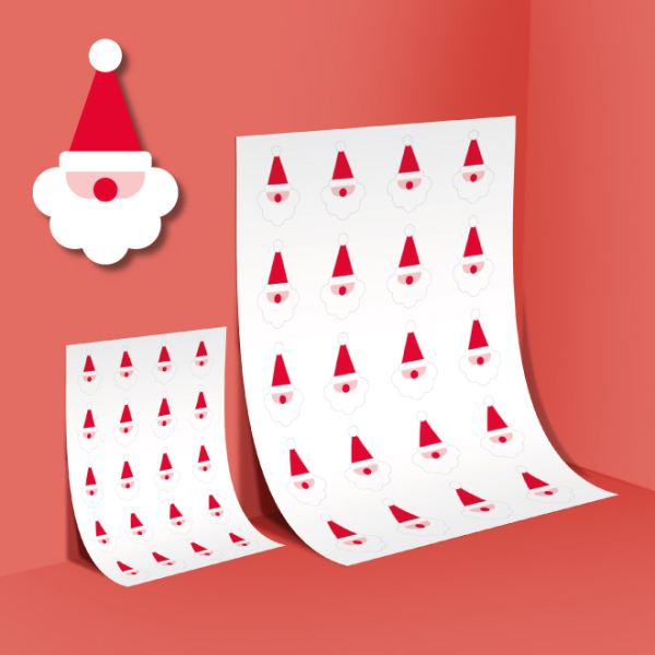Mini stickers Père Noël