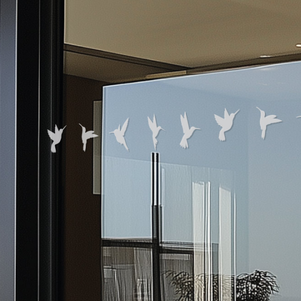 Sticker frise anti-collisions oiseaux