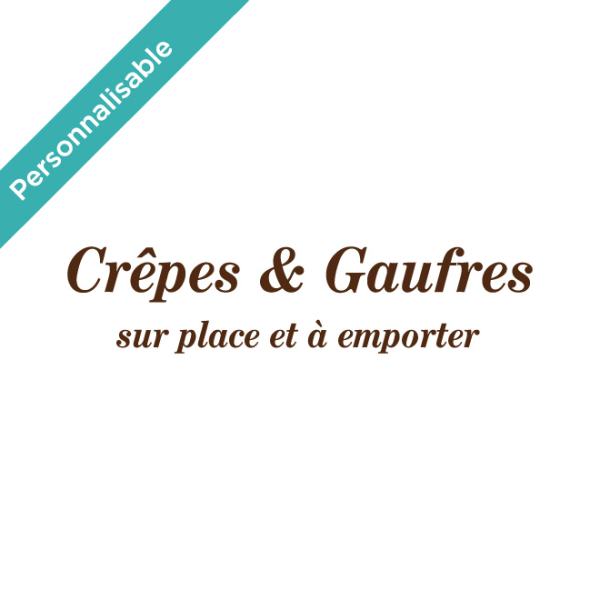 Sticker boulangerie personnalisable