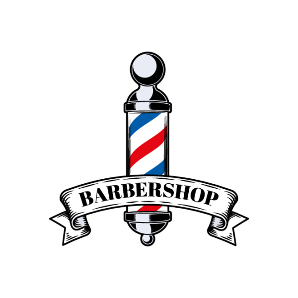 Sticker barbier Barbershop