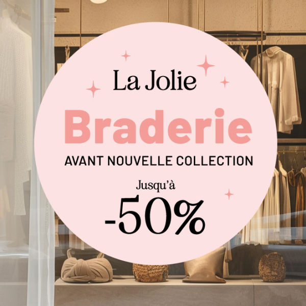 Sticker vitrine La Jolie Braderie