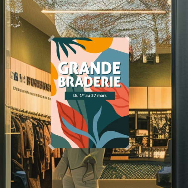 Affiche papier Grande Braderie