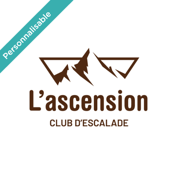 Sticker montagne personnalisable