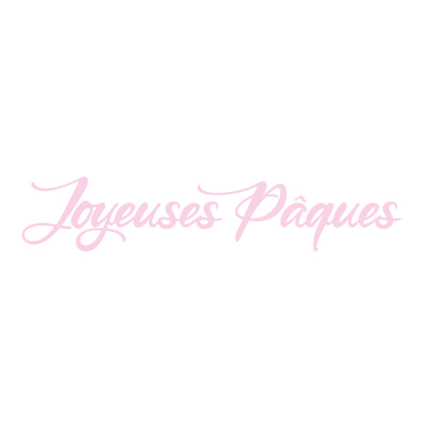 Lettrage manuscrit Joyeuses Pâques