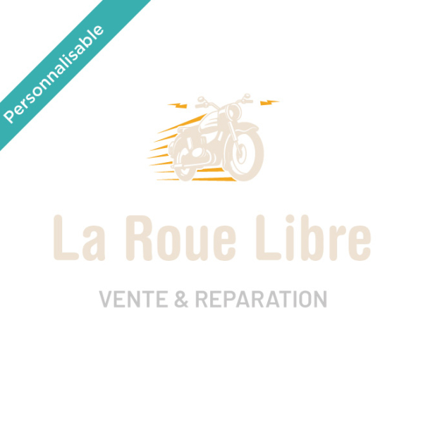 Lettrage adhésif vintage moto