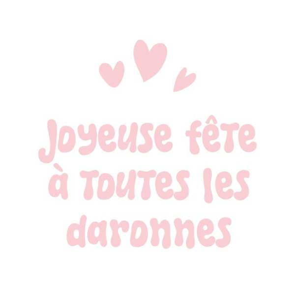 Sticker vitrine fête des daronnes FM049