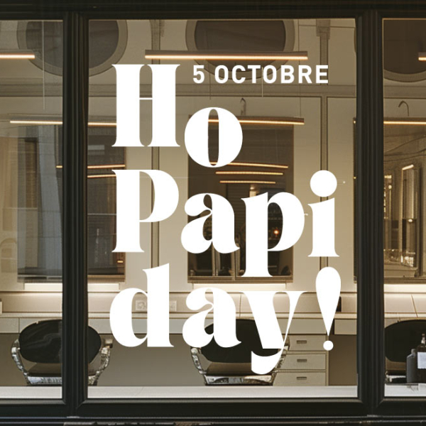 Adhésif vitrine Ho Papi day FGP004