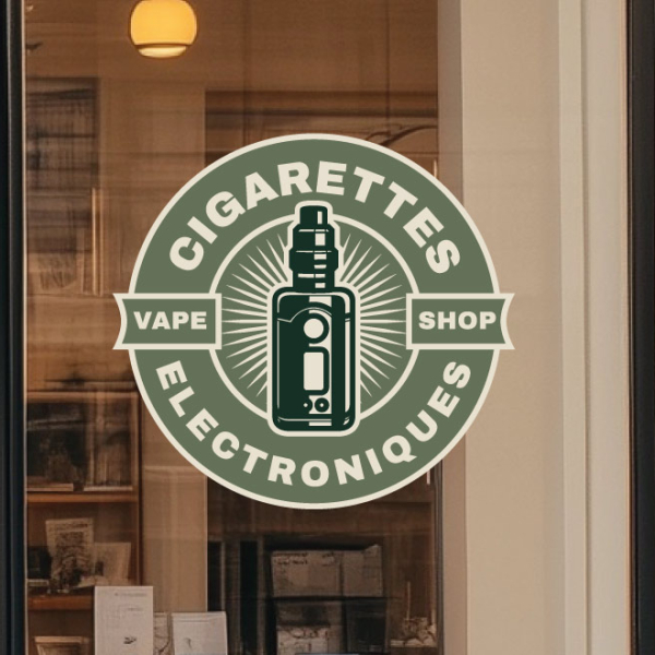 Sticker Vape Shop Vintage MECO42